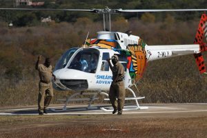 A heli flight over Vic Falls is worth the dollars
