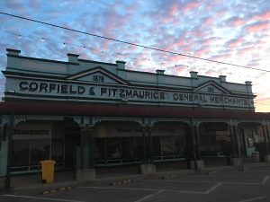 Now heritage listed, the magnificent Corfield and Fitzmaurice general store opened its doors in 1878 and served the region proudly for the next 109 years. 